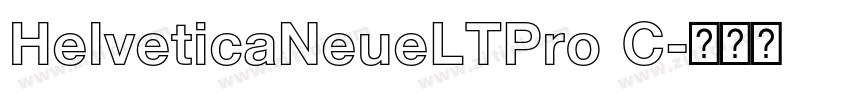 HelveticaNeueLTPro C字体转换